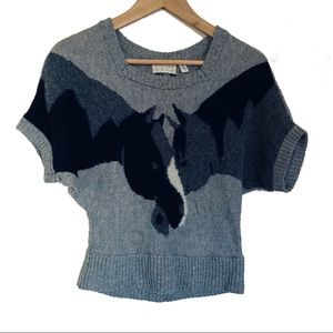 Urban Outfitters Kimchi & Blue Horses Wool Knit Sweater Top